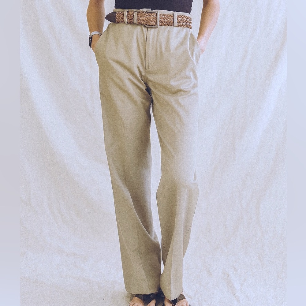 Men’s Hagger Tan Classic Fit Cool 18 Relaxed Fit Trouser Slacks Pants 31/32